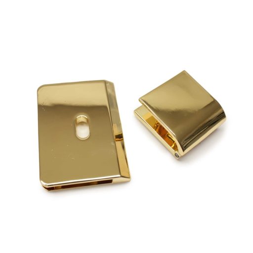 Lenyíló szögletes zár, arany