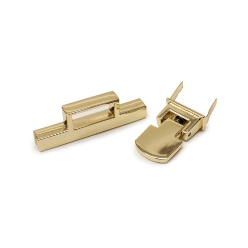 Bag Lock, Gold, 50 mm