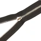 Metal Zipper, T3, Nickel, Black
