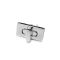 Turning Lock, Nickel, 35 mm x 17 mm