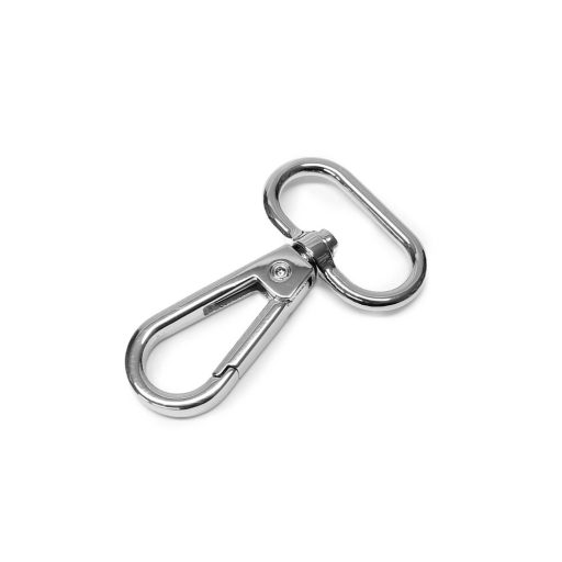 Snap hook, 25 mm, 1 inch, silver