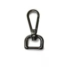 Snap Hook, Black Nickel, 15 mm