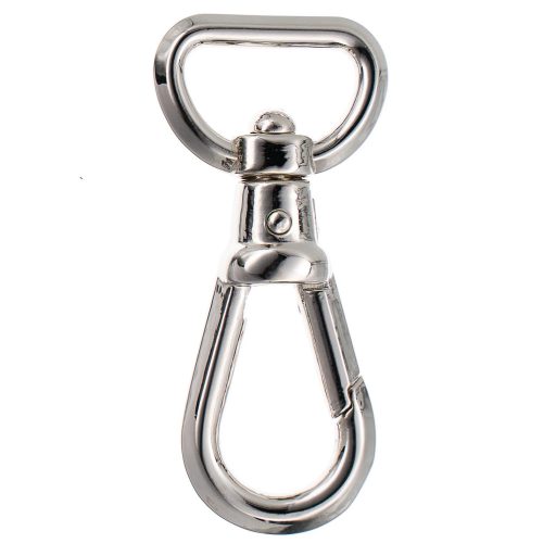 Snap hook, 20 mm, nickel