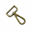 Flat carabiner, Brass Colour, 40 mm