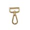 Flat carabiner, Gold, 30 mm