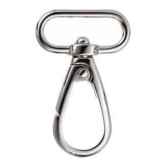 carabiner, 30 mm, Nickel