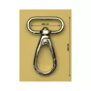 carabiner, 30 mm, Nickel