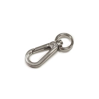 carabiner, 10 mm, Nickel