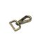 Flat carabiner, Nickel, 20 mm