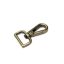 Flat carabiner, Nickel, 20 mm