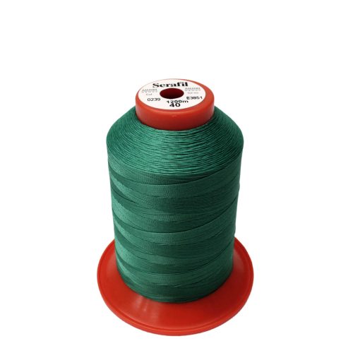 Bag sewing thread, green, 40, Serafil