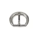 Round Buckle, Nickel, 20 mm