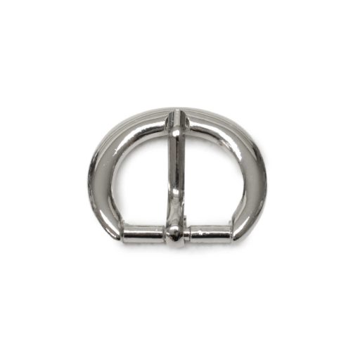 Round Buckle, Nickel, 20 mm