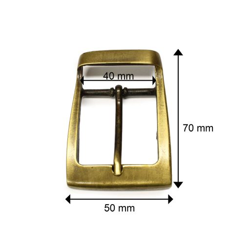 Trapeze Shaped Buckle, Antique, 40 mm