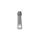 Zipper Slide with Pull, Nickel for 5 mm Plastic Zipper - RT10