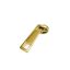 Zipper Slide with Pull, Gold for 5 mm Plastic Zipper - RT10