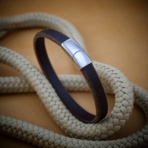 Golden coloured magnetic bracelet clasp, 10mm