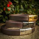 Silver coloured magnetic bracelet clasp, 12 mm