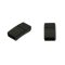 Black coloured magnetic bracelet clasp, 8 mm