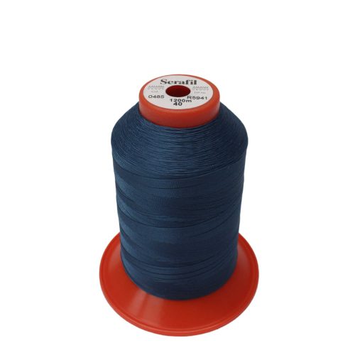 Bag sewing thread, blue, 40, Serafil