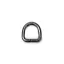 Iron D-ring, 11 mm, Black Nickel