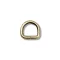 Iron D-ring, 16x4 mm, Antique Brass