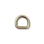 Iron D-ring, 16x4 mm, Antique Brass
