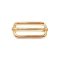 Iron Tri-Glide Slide, Gold, 50 mm , 5 mm Thickness