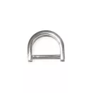 Flat D-ring, Nickel, 20 mm