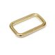 Iron Square Shaped Handbag Strap Holder, Gold, 4x20x5 mm