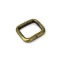 Rectangle Handbag Strap Holder, Brass coloured, 25x20x5 mm