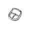 Double Buckle, Nickel, 25 mm