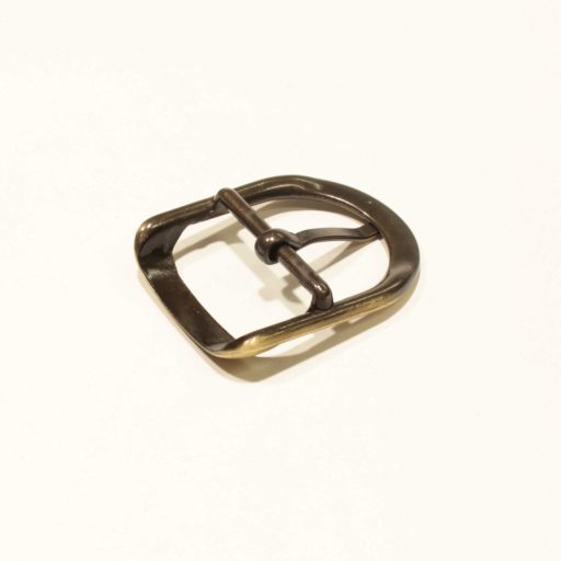 Double Buckle, Brushed Antique, 25 mm