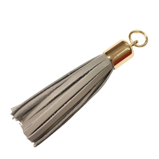 Cylinder Shaped bag sharm, with Ring, Gold, 16 mm