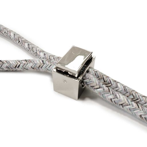 Spring Loaded Cord End 15 mm, Nickel