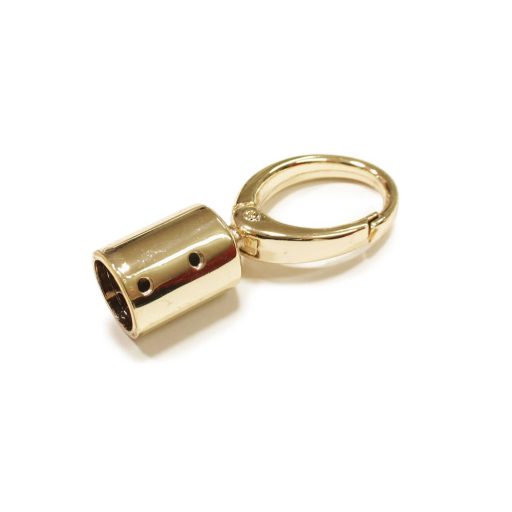 Handbag Strap Holder with Carabiner, Gold