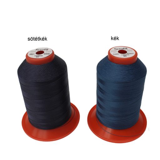 Bag sewing thread, dark blue, 40, Serafil