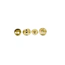 Gold Snap Fastener, 8.8 mm head diameter