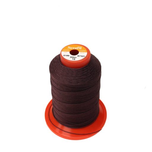 THREAD FOR LEATHER SEWING, Dark burgundy, 10