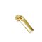 Gold flat zipper slider