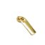 Gold flat zipper slider