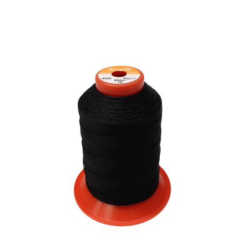 THREAD FOR LEATHER SEWING, Black, 10
