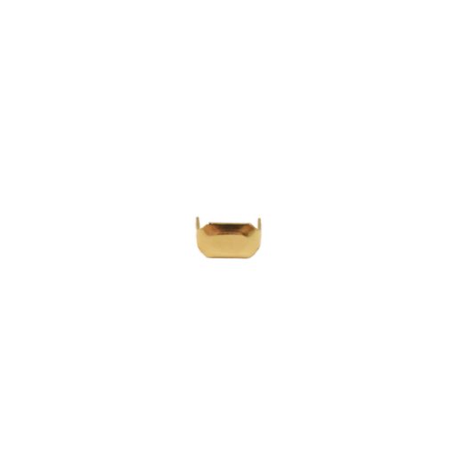 Leather Staple, Belt Loop Staple, Gold