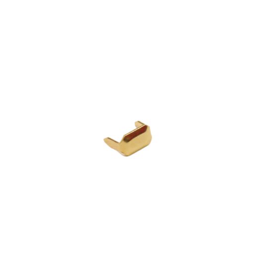 Leather Staple, Belt Loop Staple, Gold