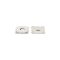 Sew on Magnetic Lock, Nickel, 18 x 2 mm