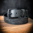 Copper Belt Buckle in Matte Black Colour, 35 mm