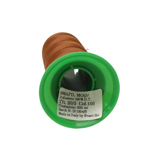 Bőrvarró cérna, rozsdabarna, 20-as