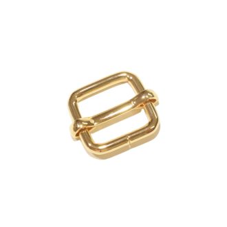Iron Tri-Glide Slide, Gold, 15 mm x 15 mm x 3 mm
