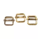 Iron Tri-Glide Slide, Gold, 15 mm x 15 mm x 3 mm