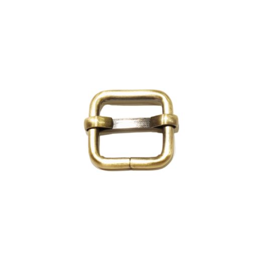 Iron Tri-Glide Slide, Antique, 15 mm x 15 mm x 3 mm